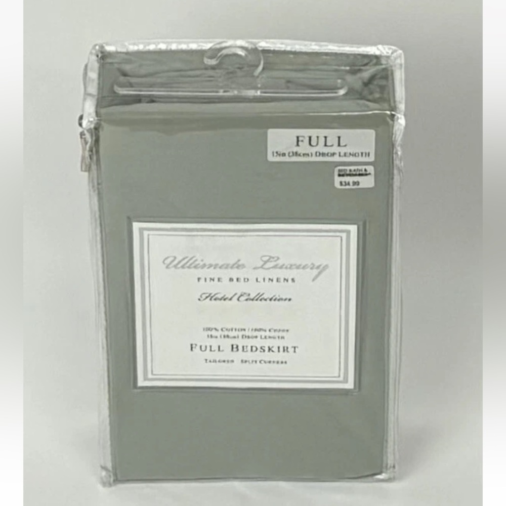 Ultimate Luxury Fine Bed Linens Hotel Collection Full Bedskirt